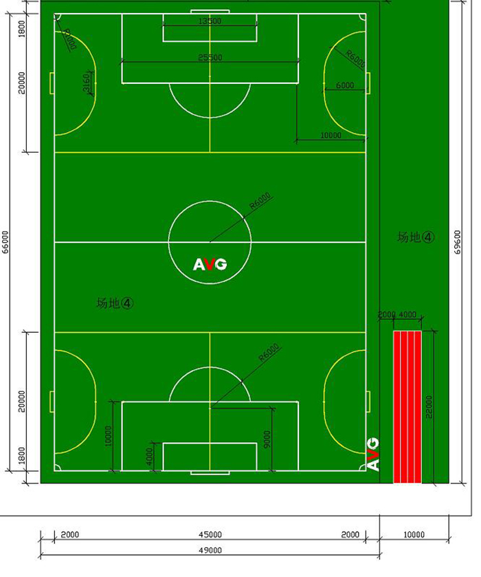 如何做7人制人造草坪足球場預算成本（附有設計圖）
