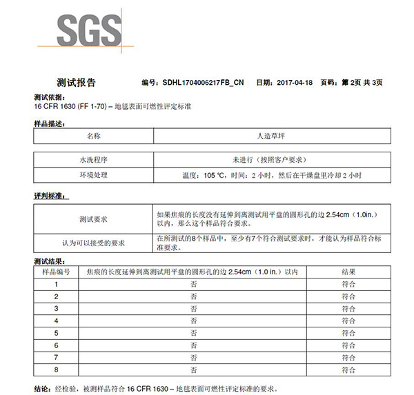 阻燃報告